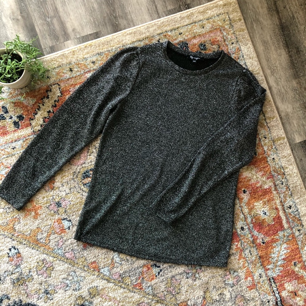 Sparkly Long Sleeve Blouse